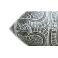 thumbnail image 4 of TreeWool (Pack of 2) Mandala Accent Cotton Decorative Square Throw Pillow Covers (24" x 24", Graphite Gray), 4 of 6