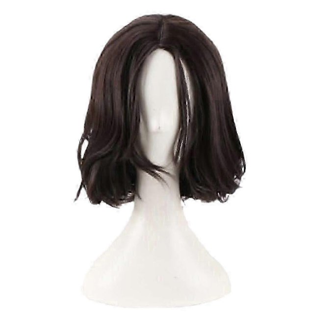 Handsome Men Natural Wig For Cosplay Wig Black Short Wavy-Hair Wig