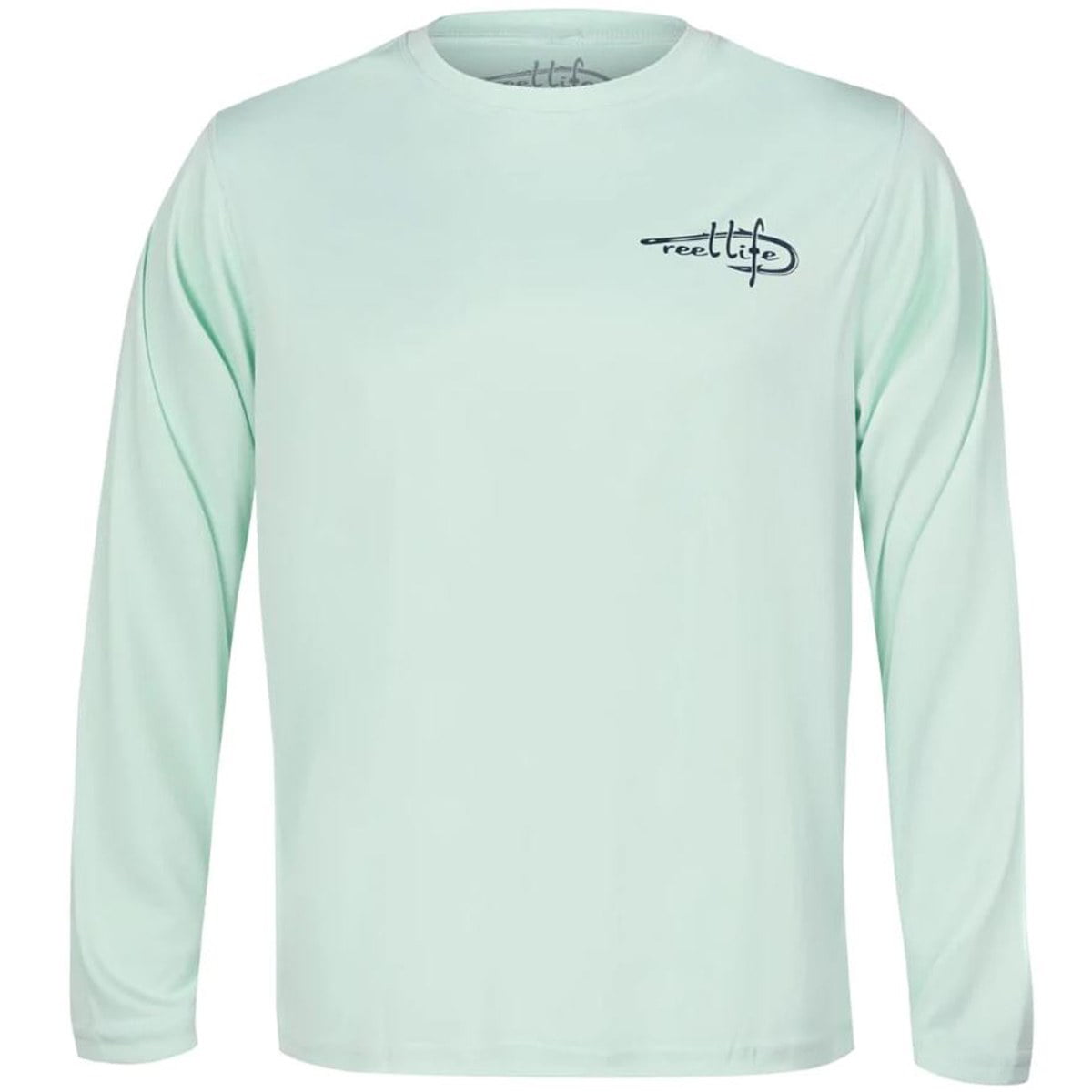 Reel Life Color Splash Sail UV Long Sleeve T-Shirt - Small - Misty Jade 