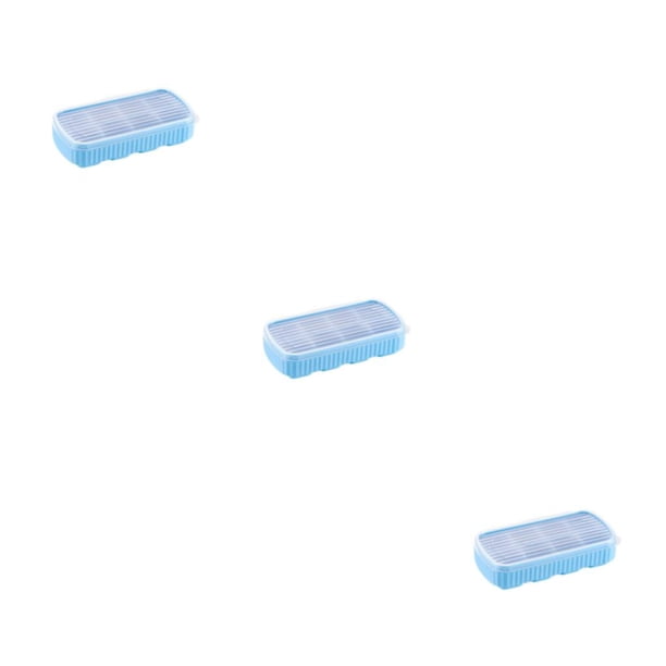 Molde de Silicona Toystoory para cubos de hielo reutilizable 8 cavidades Azul