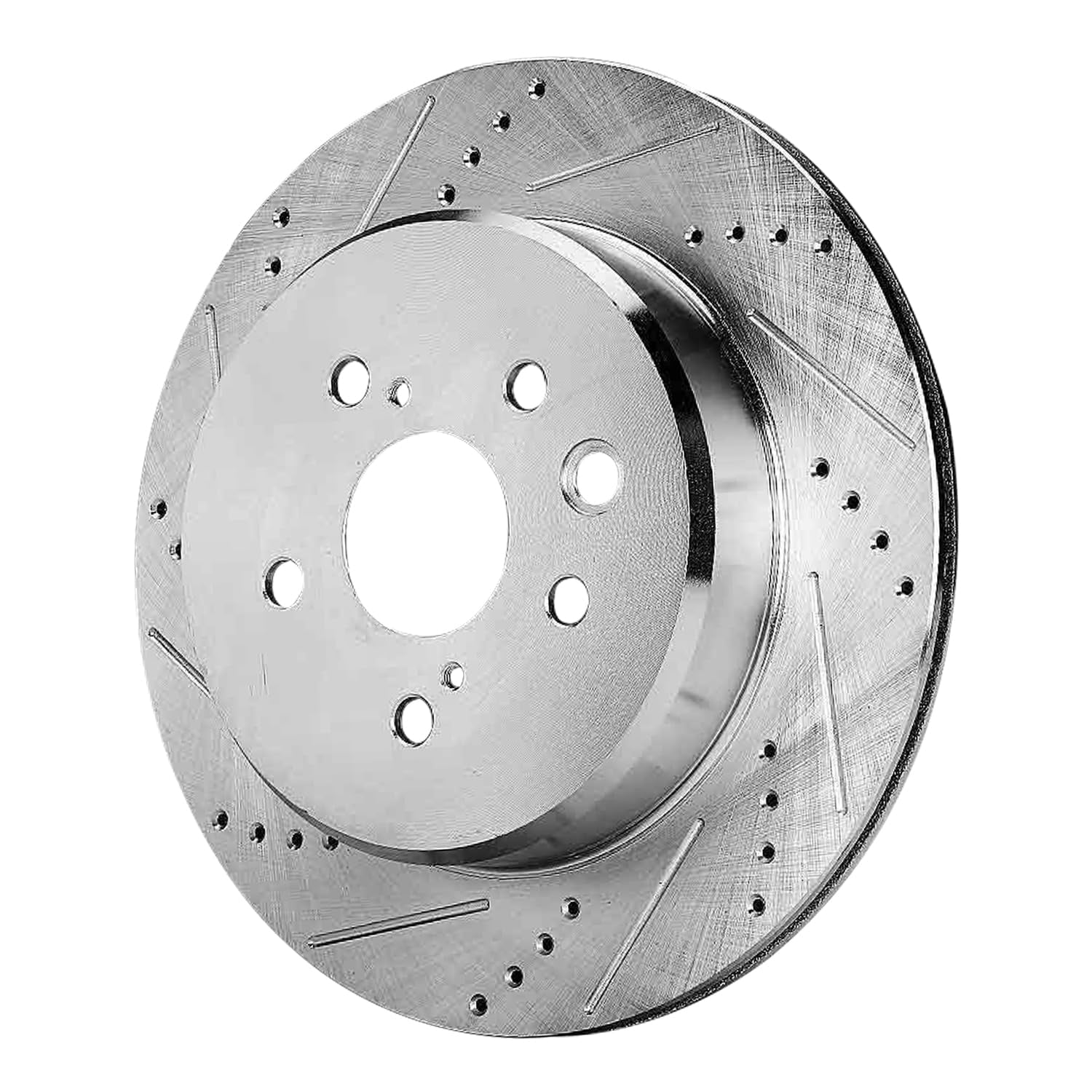 Detroit Axle - Brake Rotors for Lexus GS350 GS450h IS300 IS350 IS200t GS200t RC200t RC300 RC350, 13.15" Front and 12.20" Rear Drilled and Slotted Disc Brake Rotors Replacement