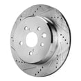 thumbnail image 7 of Detroit Axle - Brake Rotors for Lexus GS350 GS450h IS300 IS350 IS200t GS200t RC200t RC300 RC350, 13.15" Front and 12.20" Rear Drilled and Slotted Disc Brake Rotors Replacement, 7 of 7