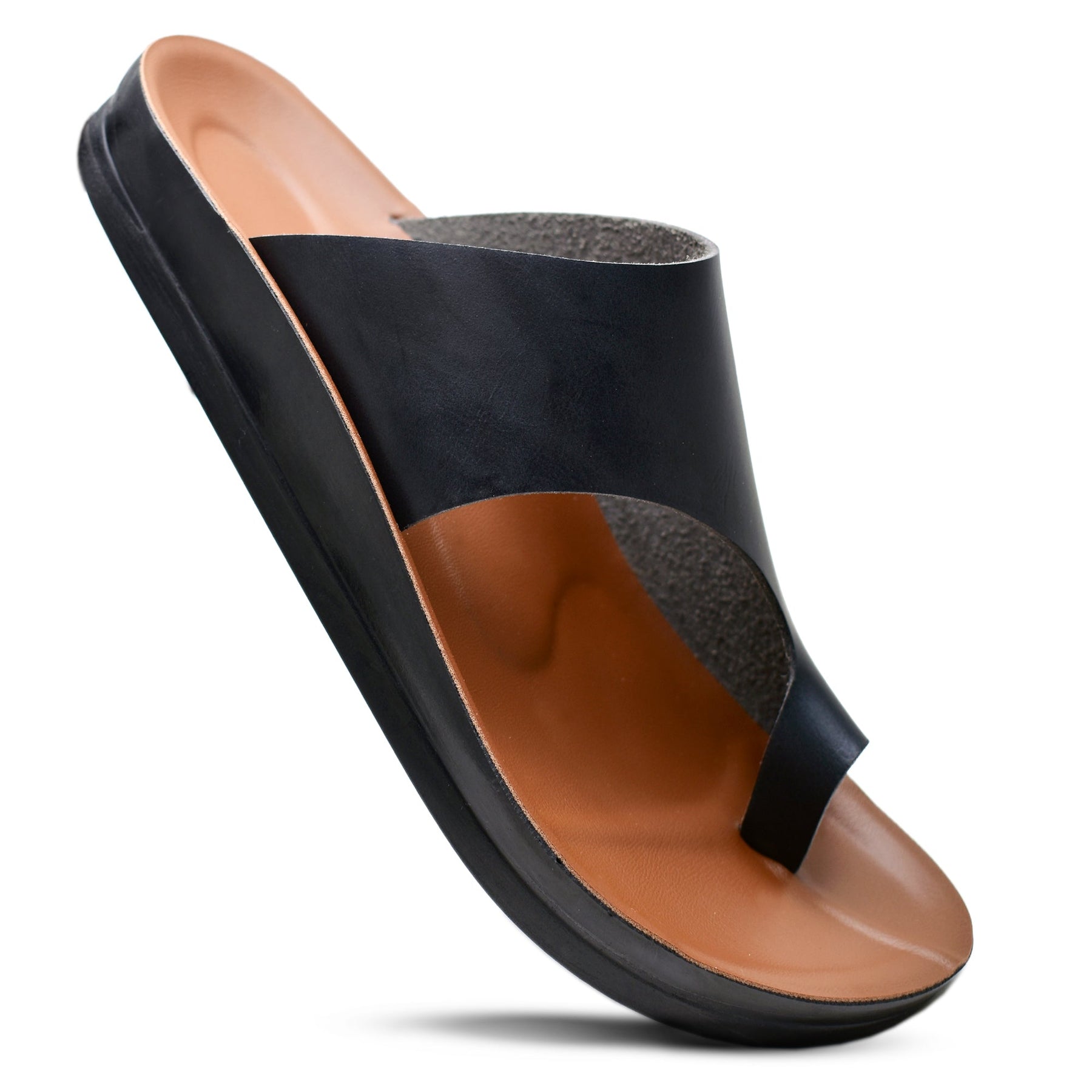 Aerothotic Neritic Split Toe Arch Support Slide Sandals For Women