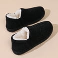 thumbnail image 6 of Women's Slippers Warm Memory Foam Indoor Outdoor House Shoes Winter Mini Boots Cozy Suede Flat Bottomed Rubber Sole House Slippers, 6 of 8