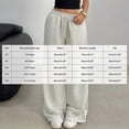 thumbnail image 3 of UAYOTSE Girl‘s Swearpants Low Rise High Elastic Waist Pants Baggy Wide Leg Casual Sweatpants,Sizes 9-10 Years, 3 of 8