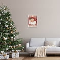 thumbnail image 2 of Here Comes Santa Claus Smiling Vintage Holiday Graphic Art White Framed Art Print Wall Art, 2 of 7