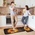 thumbnail image 6 of SKYSONIC Retro Sunflower Kitchen Mats and Rugs Art Vintage Floor Runner Area Rug Washable Carpet Perfect for Living Room Bedroom Entryway,19.7"x27.6"+19.7"x47.2", 6 of 7