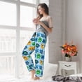 thumbnail image 6 of Bingfone Pajamas for Women,Cartoon Monster Pajama Pants with Pockets-Small, 6 of 7