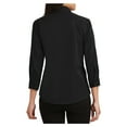 thumbnail image 2 of Yellow Rooster Women's 3/4-Sleeve Easy Care Shirt Black XS, 2 of 6