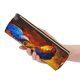 thumbnail image 5 of Disketp Colorful Rooster Estuche Organizador de Lápices de Cuero, Estuche de Oficina con Cremallera para Bolígrafo y Lápiz, 5 of 6
