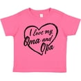 thumbnail image 3 of Inktastic I Love My Oma and Opa in Black Chalk Heart Boys or Girls Toddler T-Shirt, 3 of 5