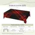 thumbnail image 6 of Rectangle Table Cloth, Antique Menzies Hunting Clan Tartan Plaid Pattern Resistant Washable Tablecloth Decorative Table Cover for Dining, Indoor and Outdoor, 6 of 6