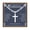 Grandson, variant on Graduation Gifts Necklace for Him - Silver Figaro Chain Stainless Steel Cross Graduation Necklace, 2026 College Gifts for Him, Class of 2026 Gift Necklaces for Son Grandson Jewelry