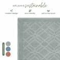 thumbnail image 2 of Martex Restore Geometric Cotton Bath Rug, 20" x 32", Geo Grey, 2 of 7