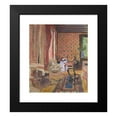 thumbnail image 2 of Édouard Vuillard 12x14 Black Modern Framed Museum Art Print Titled - At the Board Game (1902), 2 of 5