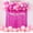 Pink, variant on 53 Pcs Party Decorations Balloons Banners Happy Birthday Kit Blue Party Foil Curtain Boys Men Women Décor Supplies