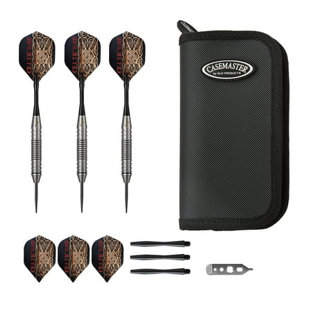 Viper Celtic Blood 22 Gram Steel Tip Darts & Casemaster Deluxe Black Dart Case