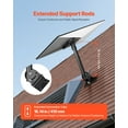 thumbnail image 6 of VEVOR Starlink Gen 3 Roof Mount, 30-150° Adjustable Angle Mounting Roof Pole Adapter, Heavy-Duty Steel Starlink Standard Gen 3 Pipe Kit, Compatible with Gen3 and V3, Easy to Assembly, Black, 6 of 9
