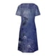 thumbnail image 5 of Vestido Corto de Verano Moda Gradiente Corto de Manga en V Cuello Vestido Casual, Poliéster Ligero de Verano, Lavado de Manos, 5 of 7