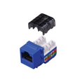 thumbnail image 1 of CAT6 90 Degree Keystone Insert - Black, 1 of 1