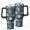Sun and Moon Gothic Pattern-1, variant on Bat and Skull Gothic Pattern OneSize Tumbler with Handle 1 Pack, Vacuum Insulated Reusable Water Tumbler Durable Gifts Ideas for Home Office Outdoor Sports