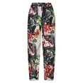 thumbnail image 4 of VEKDONE Womens Linen Long Pants Green L, 4 of 6