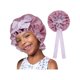 thumbnail image 1 of wonima11 Kids Bonnet for Girls 2025 Silk Bonnets for Kids,Double Layer Satin Bonnet,Tie Band Adjustable Sleep Cap for Child Curly Hair, 1 of 1