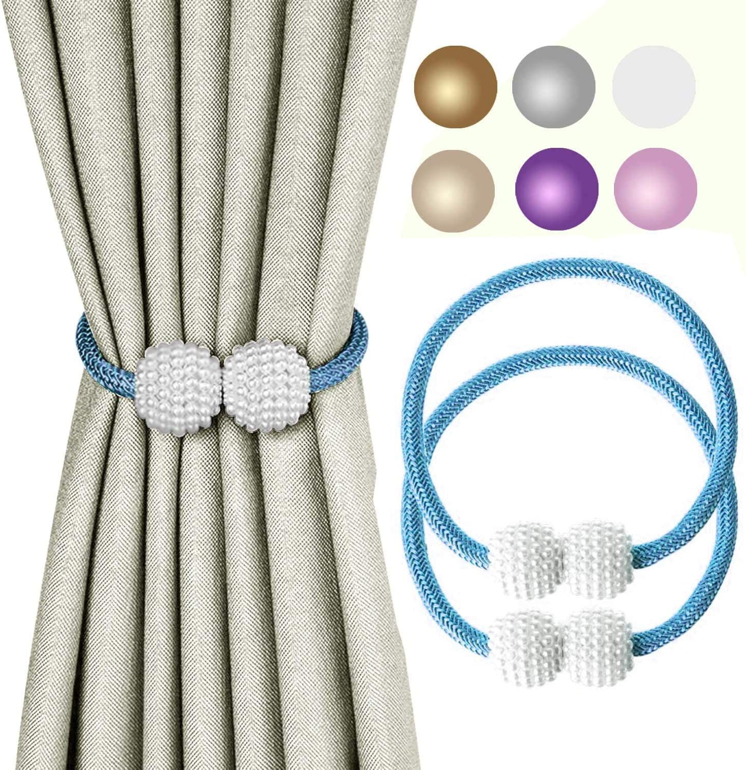 2pcs Magnetic Curtain Tiebacks 2pcs Magnetic Curtain Tiebacks