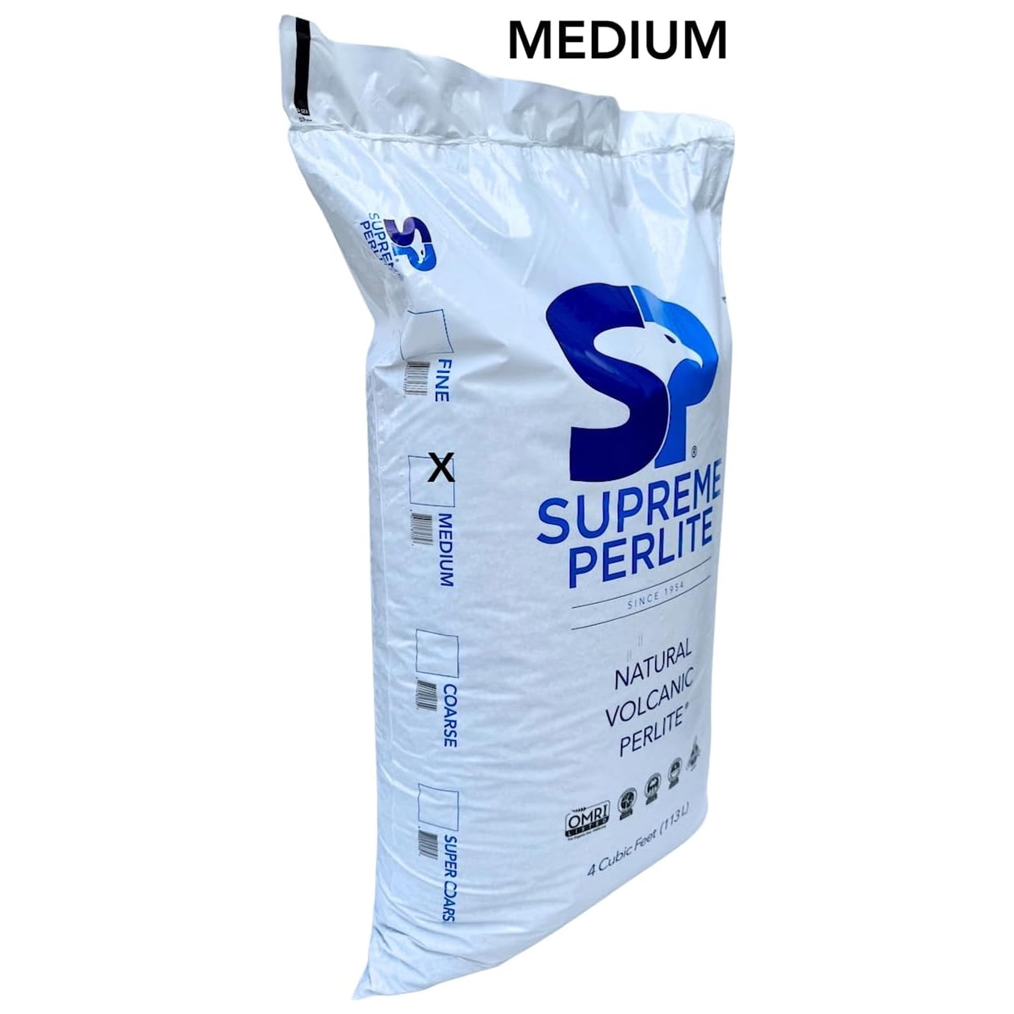 Supreme Perlite 2 Pack Medium Horticultural Perlite for Potting & Soil Mixes, 4 Cu Ft Bag