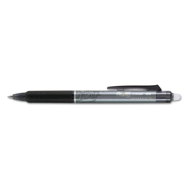 Pilot FriXion Clicker Erasable Gel Ink Retractable Pen, Black Ink, .5mm