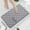 Gray, variant on Memory Foam Accent Rug in Herringbone Water Absorbent Non Slip Floor Mat Furry Bathroom Non Slip Mat Doorway Foot Mat Soft And Lightweight