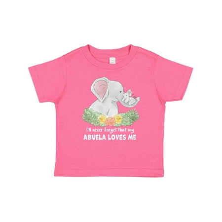 

Inktastic I ll Never Forget That My Abuela Loves Me Cute Elephants Gift Baby Boy or Baby Girl T-Shirt