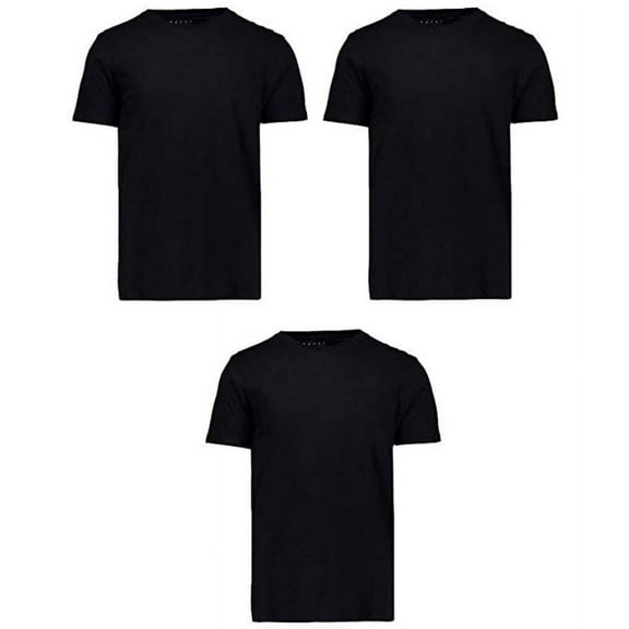 32 DEGREES Cool Men's Tee Shirt Short Sleeve Quick Dry Crew Neck, Black,3pack, M