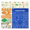 thumbnail image 3 of Gráfico de bolsillo con el tiempo y el calendario Gráfico de bolsillo educativo Plegable, resistente al desgarro y para colgar Recurso de aprendizaje, 3 of 9