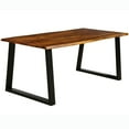 thumbnail image 2 of Canddidliike Rectangular Acacia Wood Dining Table, High Top Table, Kitchen Bar Height Table and Chairs for Dining Room, 2 of 8