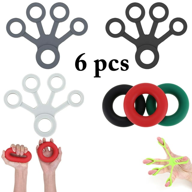 Bangcool Élargisseur de Doigt en Silicone Anti-Stress Bande d'Exercice pour Doigt Élargisseur de Main
