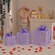 thumbnail image 5 of Uuiauoio LED Christmas Light Box Set of 3, Remote Control Gift Box Decor for Indoor Outdoor Use, PVC Material with Warm White Lights, for Terrace Yard and Holiday Displays, 5 of 9