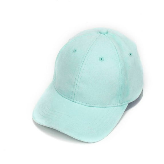 Worallymy Adjustable Unisex Suede Baseball Cap Curved Brim Hat Solid Color Outdoor Sports Hat