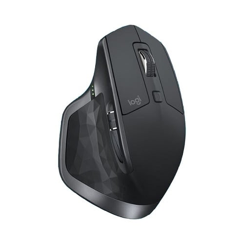 Logitech MX Master 2S Mouse laser 7 buttons wireless 2.4 GHz USB wireless  receiver - graphite