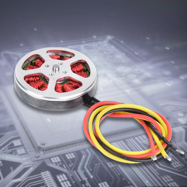 Brushless Motor, Fine Workmanship Double ZZ Bearing Metal Brushless Motor, Outdoor For Home Playing Sightseeing Negative Tooth