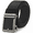 Black-Silver buckle, variant on Fairwin Casual Nylon Ratchet Belts for Men, Waist 28"-34"