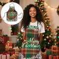 thumbnail image 4 of Christmas Aprons for Women Men, Christmas Kitchen Apron for Kids Adults, Adjustable Bib Apron Water Resistant for Cooking, Baking or Crafting, Christmas Gifts, 4 of 5