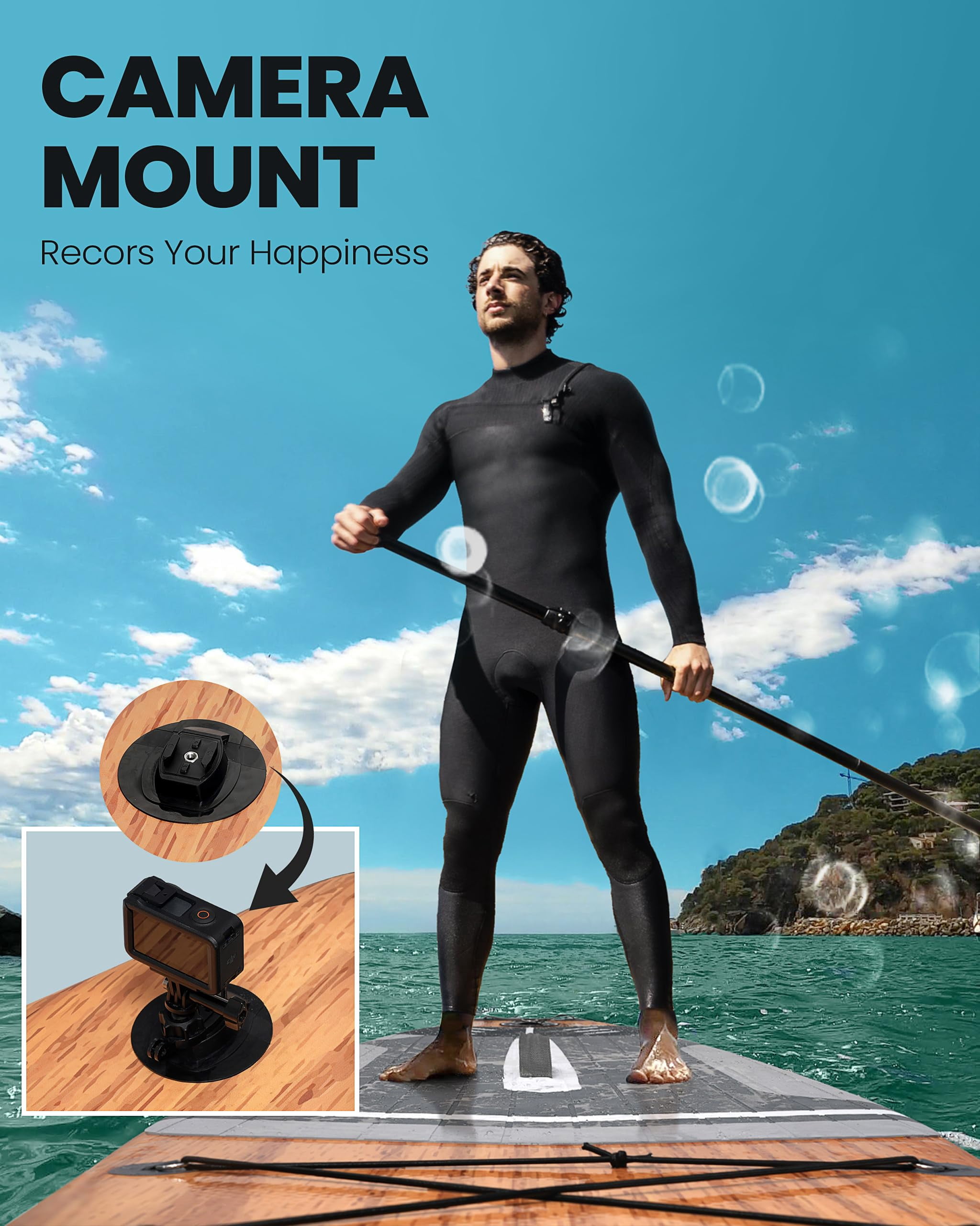 EGGORY Inflatable Stand Up Paddle Boards 11'x32"x6"with Premium SUP Paddle Board Accessories, Wide Stable Design, Anti-Slip Comfort Deck for Water sports for Youth & Adults
