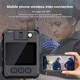 thumbnail image 4 of Mini Cámara 4K con Grabadora de Policía, Cámara WIFI con Pantalla de Alta Definición, Paquete de Cámara Corporal Policial: Solo Cámara, 4 of 8