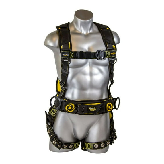 Guardian Fall Protection 21042 Cyclone Harness with QC Chest/TB Leg/No Waist ...