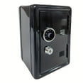 thumbnail image 2 of SNNROO 1pc Safe Bank  Mini Locker Small Safe Storage Box Piggy Bank With Combination Lock And Key  Home Safe  Personal Safe For Home Documents  Money Jewelry  Valuables 7” H X 4.7” Lx 3.9, 2 of 12