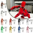 thumbnail image 2 of T13 Action Figure 3rd Gen, Titan 13 Robot Action Figure, 3D Printed Robot 13 Action Figure, Articulated Movable Dummy Model, Full Body Stress Relief, 2 of 3