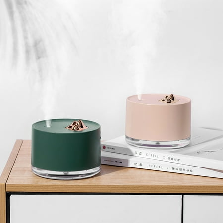 

ADVEN USB Air Humidifier Atmospheres Light Mist Maker Spayer Desktop Aromatherapy Diffuser Mists Humidification Spraying Office White
