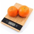 thumbnail image 1 of Báscula de cocina de madera Báscula de alimentos de madera ambiental Báscula de café para el hogar Báscula electrónica LED, 1 of 2
