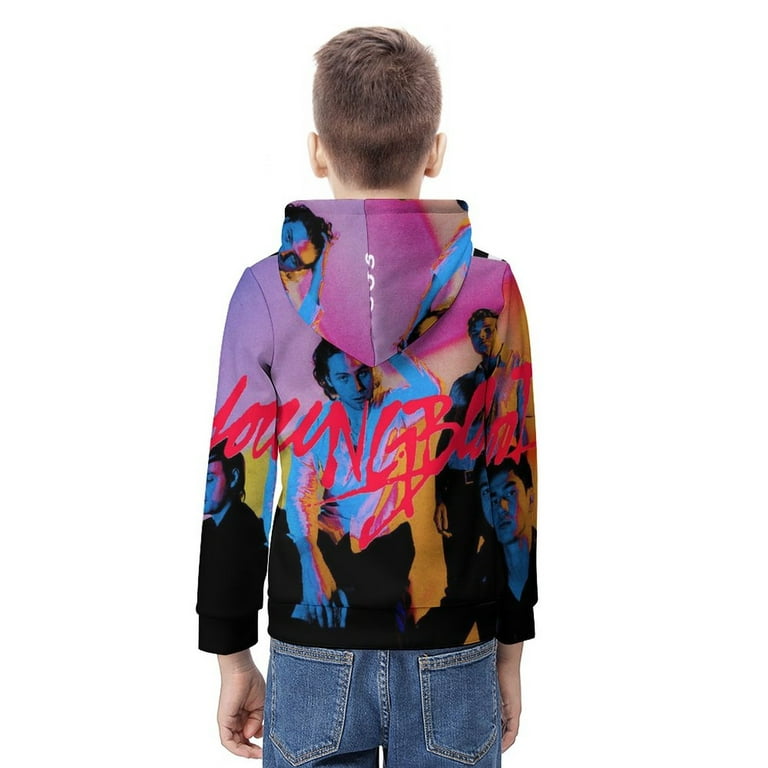5 Seconds Of Summer Youngblood Teen Hoodies Sweatshirt Kids Hoody Hooded Fashion Pullover With Pocket For Boys Girls Youth